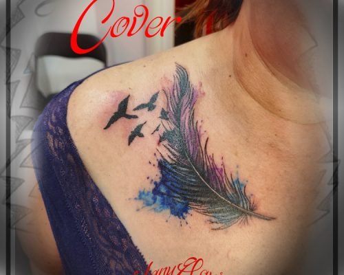 tatuajemadrid, tatuajeparla, tatuajepluma, tattoopluma, feathertattoo, tatuajecolor, tatuajerealista, tatuajeespalda, tatooparla, tatoomadrid, tatoopluma, Covertattoo, tatuajecover, tapartatuaje, mejortatuadorparla, tatuadorparla, tatuajesparla